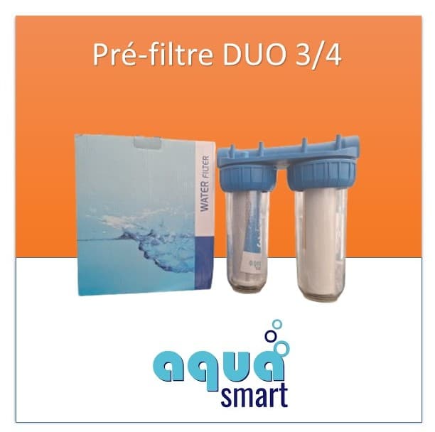 Station de pré-filtration Duo 10" ¾